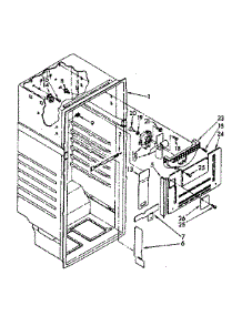 Liner Parts parts for Kenmore Refrigerator 106.8378785 (1068378785, 106 8378785) from AppliancePartsPros.com