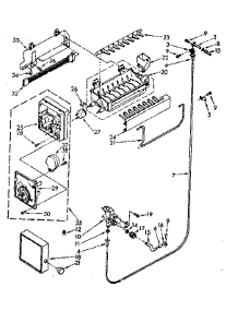 Icemaker Parts parts for Kenmore Refrigerator 106.8378785 (1068378785, 106 8378785) from AppliancePartsPros.com