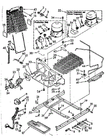 Unit Parts parts for Kenmore Refrigerator 106.8432442 (1068432442, 106 8432442) from AppliancePartsPros.com
