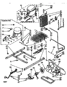 Unit Parts parts for Kenmore Refrigerator 106.8469410 (1068469410, 106 8469410) from AppliancePartsPros.com