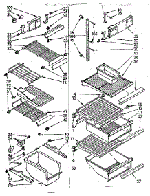 Liner Parts parts for Kenmore Refrigerator 106.8532620 (1068532620, 106 8532620) from AppliancePartsPros.com