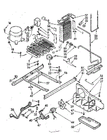 Unit Parts parts for Kenmore Refrigerator 106.8532620 (1068532620, 106 8532620) from AppliancePartsPros.com