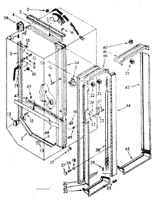 Breaker Trim And Liner Parts parts for Kenmore Refrigerator 106.8532812 (1068532812, 106 8532812) from AppliancePartsPros.com