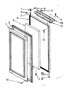 Serva-Door Parts parts for Kenmore Refrigerator 106.8532812 (1068532812, 106 8532812) from AppliancePartsPros.com