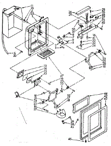 Dispenser Front Parts parts for Kenmore Refrigerator 106.8536731 (1068536731, 106 8536731) from AppliancePartsPros.com