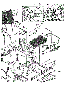 Unit Parts parts for Kenmore Refrigerator 106.8536731 (1068536731, 106 8536731) from AppliancePartsPros.com