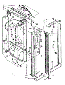 Breaker And Partition parts for Kenmore Refrigerator 106.8536880 (1068536880, 106 8536880) from AppliancePartsPros.com