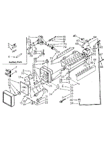 Icemaker parts for Kenmore Refrigerator 106.8536880 (1068536880, 106 8536880) from AppliancePartsPros.com