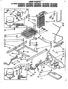 Unit Parts parts for Kenmore Refrigerator 106.8539562 (1068539562, 106 8539562) from AppliancePartsPros.com