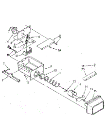 Freezer Interior parts for Kenmore Refrigerator 106.8555681 (1068555681, 106 8555681) from AppliancePartsPros.com