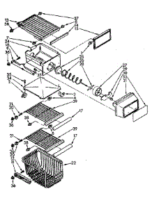 Freezer Interior Parts parts for Kenmore Refrigerator 106.8556730 (1068556730, 106 8556730) from AppliancePartsPros.com