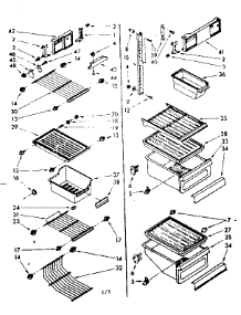 Liner Parts parts for Kenmore Refrigerator 106.8559222 (1068559222, 106 8559222) from AppliancePartsPros.com