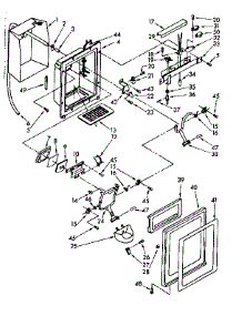 Dispenser Front Parts parts for Kenmore Refrigerator 106.8562732 (1068562732, 106 8562732) from AppliancePartsPros.com