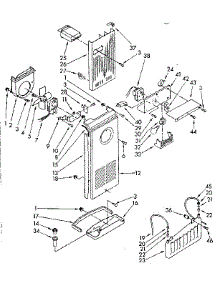 Air Flow Parts parts for Kenmore Refrigerator 106.8562733 (1068562733, 106 8562733) from AppliancePartsPros.com
