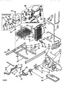 Unit Parts parts for Kenmore Refrigerator 106.8562982 (1068562982, 106 8562982) from AppliancePartsPros.com