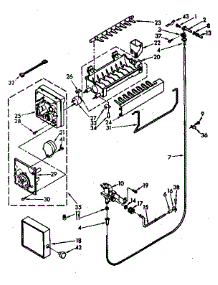Icemaker Parts parts for Kenmore Refrigerator 106.8562982 (1068562982, 106 8562982) from AppliancePartsPros.com