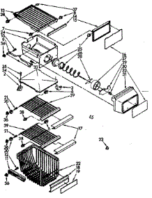 Freezer Interior Parts parts for Kenmore Refrigerator 106.8566771 (1068566771, 106 8566771) from AppliancePartsPros.com