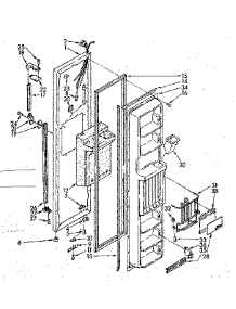 Freezer Door Parts parts for Kenmore Refrigerator 106.8566861 (1068566861, 106 8566861) from AppliancePartsPros.com