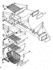 Freezer Interior Parts parts for Kenmore Refrigerator 106.8566861 (1068566861, 106 8566861) from AppliancePartsPros.com