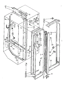 Breaker And Partition Parts parts for Kenmore Refrigerator 106.8566960 (1068566960, 106 8566960) from AppliancePartsPros.com