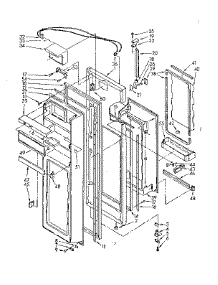Refrigerator Door Parts parts for Kenmore Refrigerator 106.8566960 (1068566960, 106 8566960) from AppliancePartsPros.com