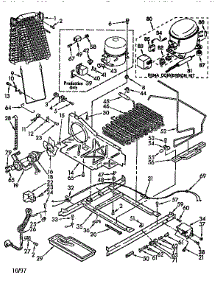Unit Parts parts for Kenmore Refrigerator 106.8566960 (1068566960, 106 8566960) from AppliancePartsPros.com
