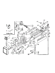 Icemaker Parts parts for Kenmore Refrigerator 106.8566960 (1068566960, 106 8566960) from AppliancePartsPros.com