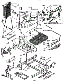 Unit Parts parts for Kenmore Refrigerator 106.8572831 (1068572831, 106 8572831) from AppliancePartsPros.com