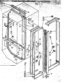 Breaker And Partition Parts parts for Kenmore Refrigerator 106.8576973 (1068576973, 106 8576973) from AppliancePartsPros.com
