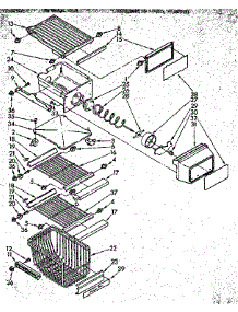 Freezer Interior Parts parts for Kenmore Refrigerator 106.8576973 (1068576973, 106 8576973) from AppliancePartsPros.com