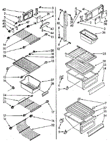 Liner Parts parts for Kenmore Refrigerator 106.8579232 (1068579232, 106 8579232) from AppliancePartsPros.com