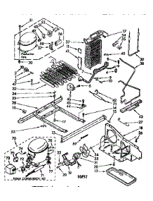 Unit Parts parts for Kenmore Refrigerator 106.8579470 (1068579470, 106 8579470) from AppliancePartsPros.com