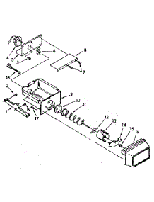 Freezer Interior Parts parts for Kenmore Refrigerator 106.8580360 (1068580360, 106 8580360) from AppliancePartsPros.com