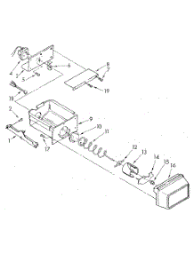 Freezer Interior parts for Kenmore Refrigerator 106.8580361 (1068580361, 106 8580361) from AppliancePartsPros.com