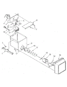 Freezer Interior parts for Kenmore Refrigerator 106.8582771 (1068582771, 106 8582771) from AppliancePartsPros.com