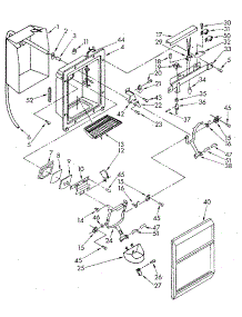 Dispenser Front parts for Kenmore Refrigerator 106.8582771 (1068582771, 106 8582771) from AppliancePartsPros.com