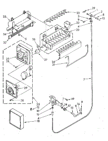 Icemaker parts for Kenmore Refrigerator 106.8590232 (1068590232, 106 8590232) from AppliancePartsPros.com