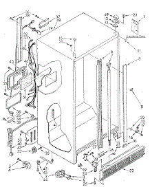 Cabinet parts for Kenmore Refrigerator 106.8590311 (1068590311, 106 8590311) from AppliancePartsPros.com