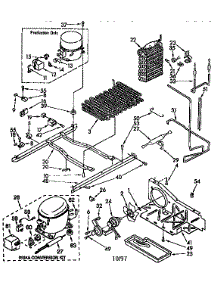 Unit parts for Kenmore Refrigerator 106.8590330 (1068590330, 106 8590330) from AppliancePartsPros.com