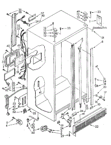 Cabinet parts for Kenmore Refrigerator 106.8590562 (1068590562, 106 8590562) from AppliancePartsPros.com