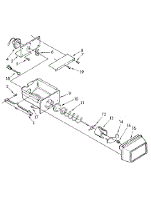 Freezer Interior parts for Kenmore Refrigerator 106.8590562 (1068590562, 106 8590562) from AppliancePartsPros.com