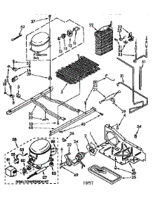 Unit parts for Kenmore Refrigerator 106.8590562 (1068590562, 106 8590562) from AppliancePartsPros.com