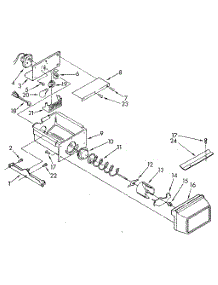Freezer Interior parts for Kenmore Refrigerator 106.8592682 (1068592682, 106 8592682) from AppliancePartsPros.com