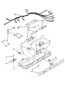 Control parts for Kenmore Refrigerator 106.8592682 (1068592682, 106 8592682) from AppliancePartsPros.com