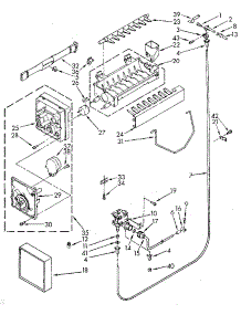 Icemaker parts for Kenmore Refrigerator 106.8592682 (1068592682, 106 8592682) from AppliancePartsPros.com