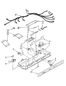 Control parts for Kenmore Refrigerator 106.8594684 (1068594684, 106 8594684) from AppliancePartsPros.com