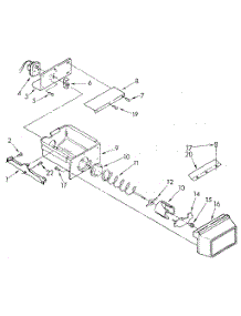 Freezer Interior parts for Kenmore Refrigerator 106.8595580 (1068595580, 106 8595580) from AppliancePartsPros.com
