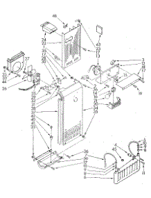 Air Flow And Reservoir parts for Kenmore Refrigerator 106.8596810 (1068596810, 106 8596810) from AppliancePartsPros.com