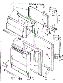 Door Parts parts for Kenmore Refrigerator 106.8604360 (1068604360, 106 8604360) from AppliancePartsPros.com
