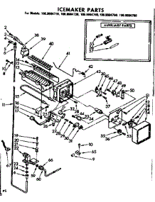 Icemaker Parts parts for Kenmore Refrigerator 106.8604710 (1068604710, 106 8604710) from AppliancePartsPros.com